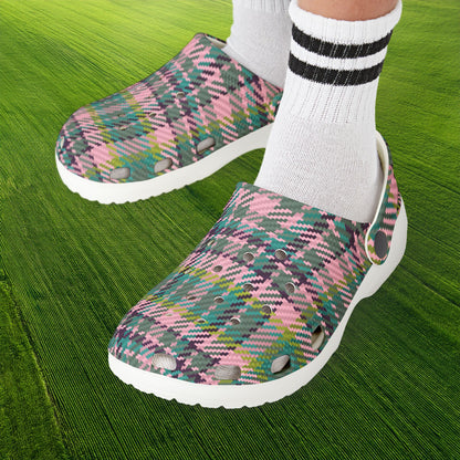 Spring Plaid Kid's Foam Clogs