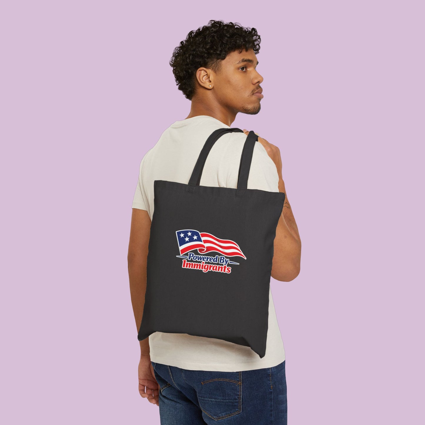 Powered By Immigrants Canvas Tote Bag