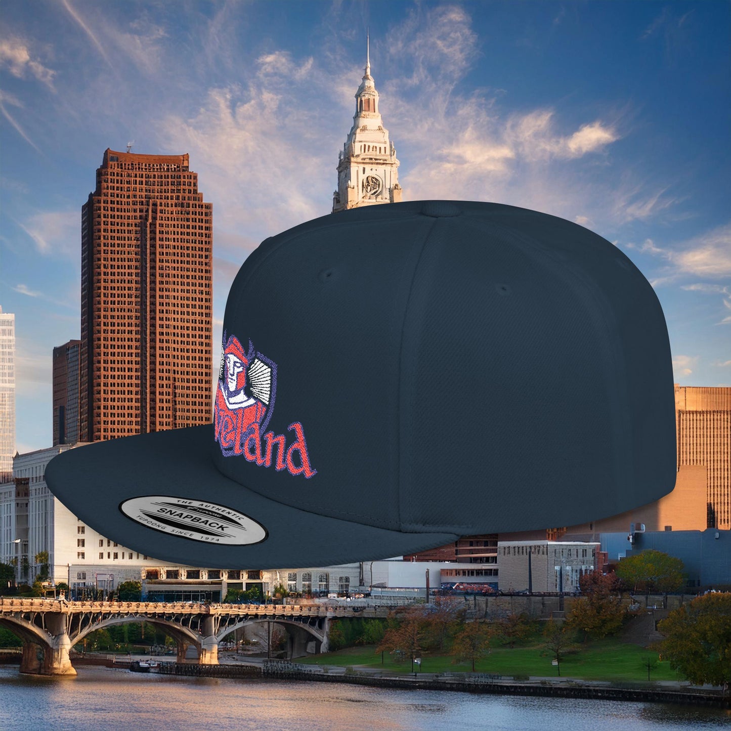 Cleveland Baseball Flat Bill Snapback