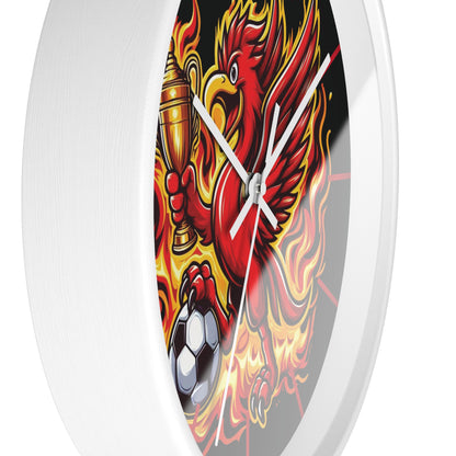 Liverpool Flames Wall Clock