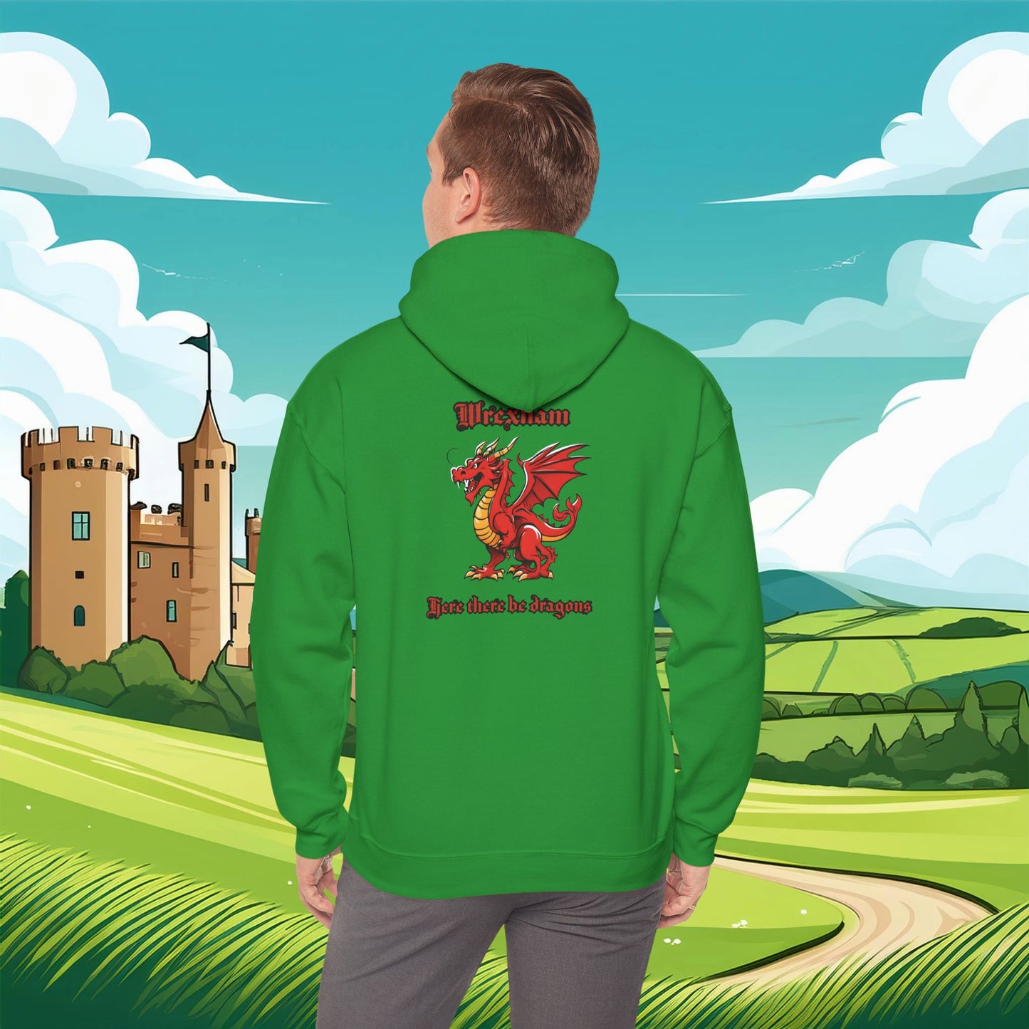 Wrexham Dragon Hoodie