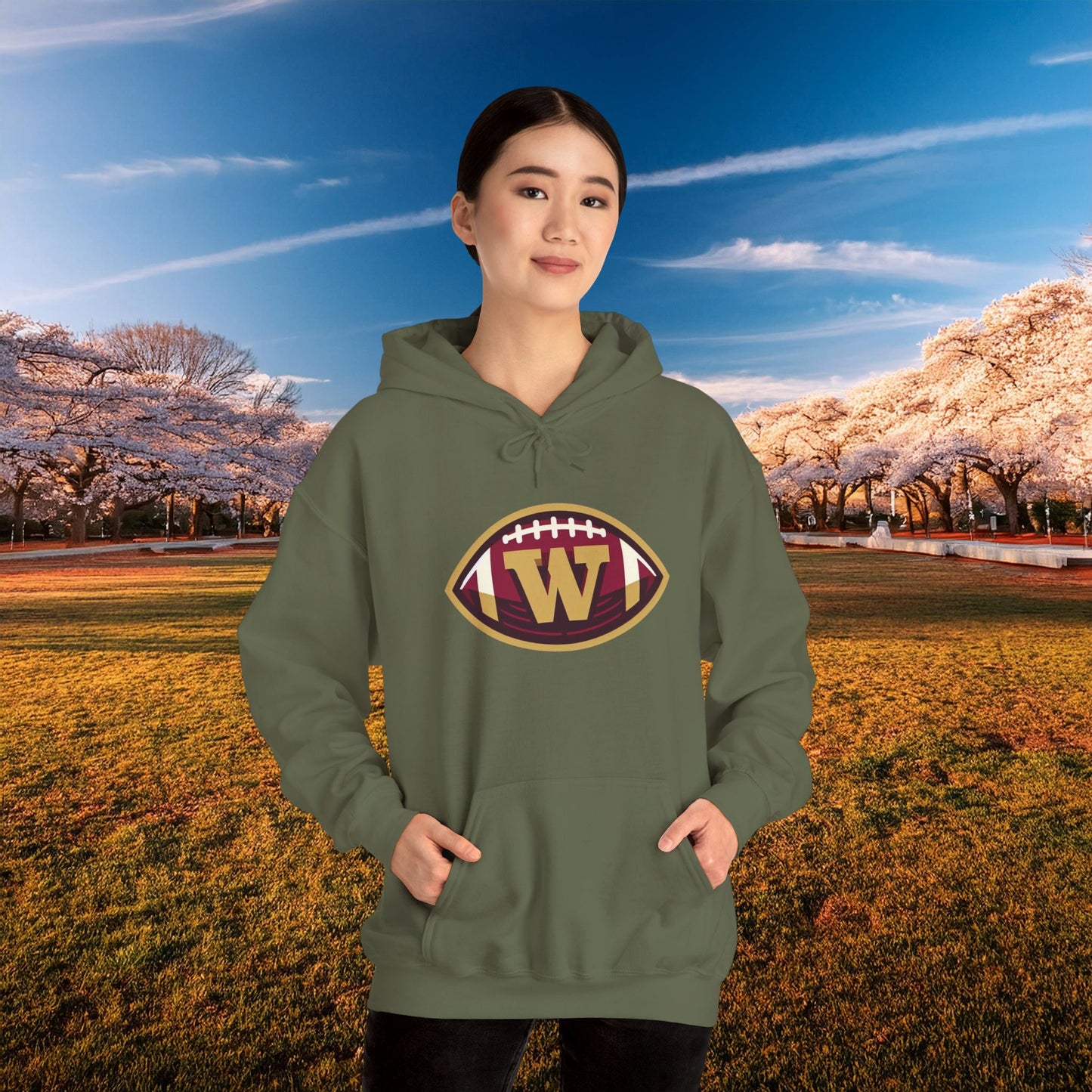 Washington Football Logo Hoodie
