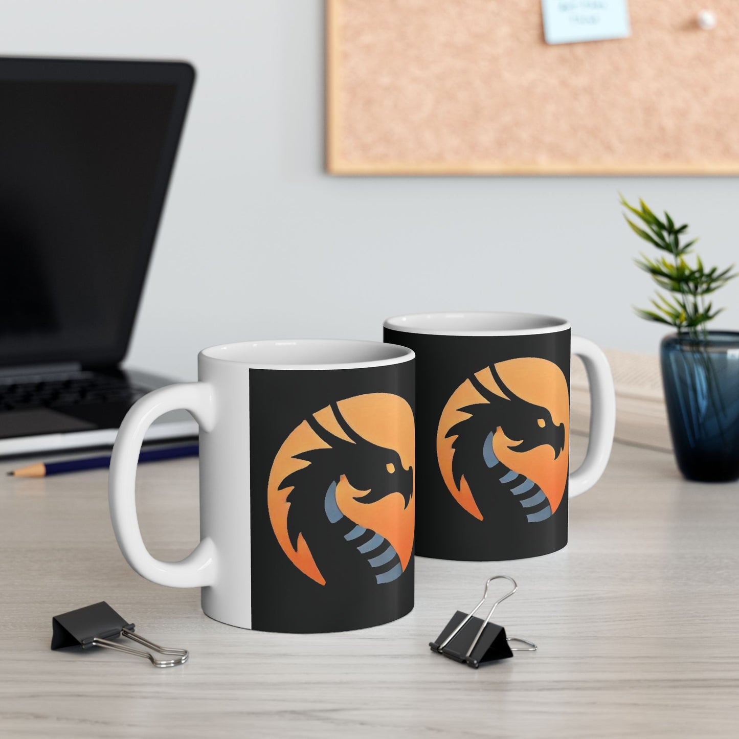 Sunset Dragon Ceramic Mugs (11oz\15oz)