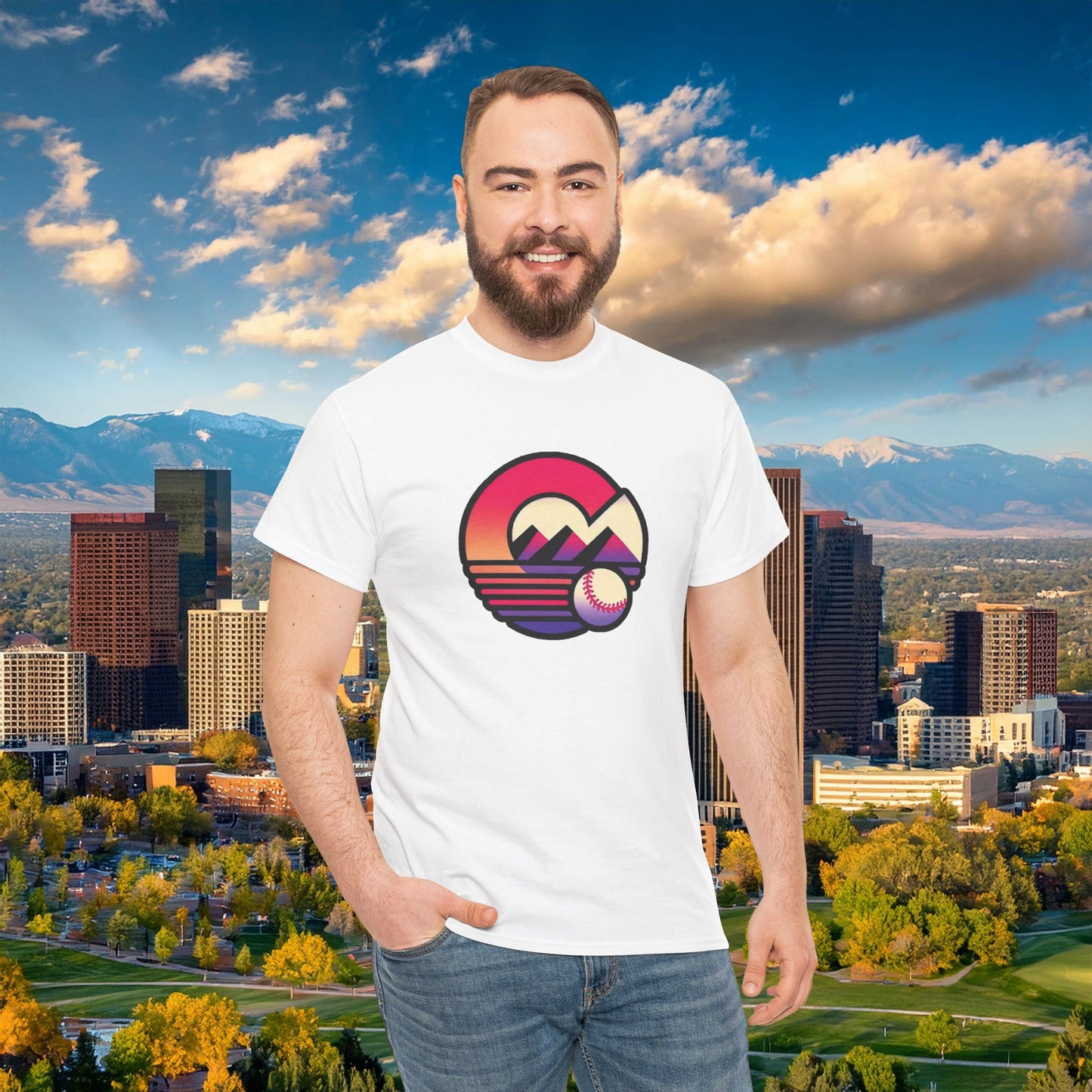 Retro Colorado Baseball Tee