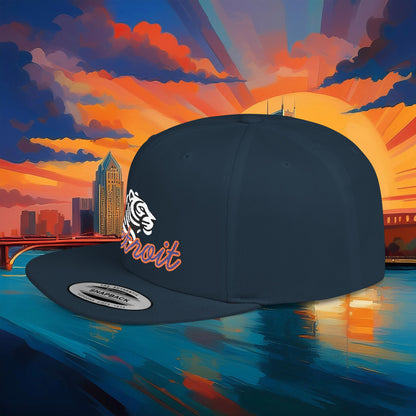 Detroit Baseball Flat Bill Snapback