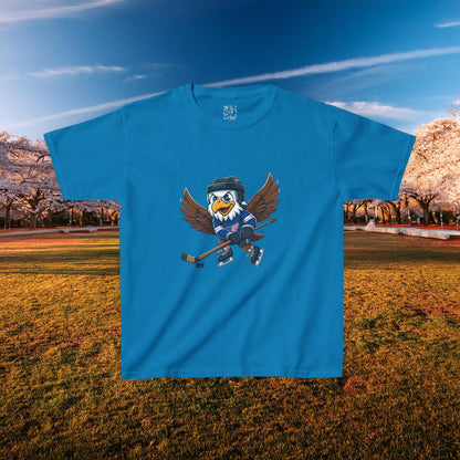 Washington Hockey Little Caps Kids Tee