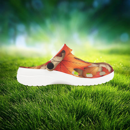Autumn Leaves Kid's Foam Clogs