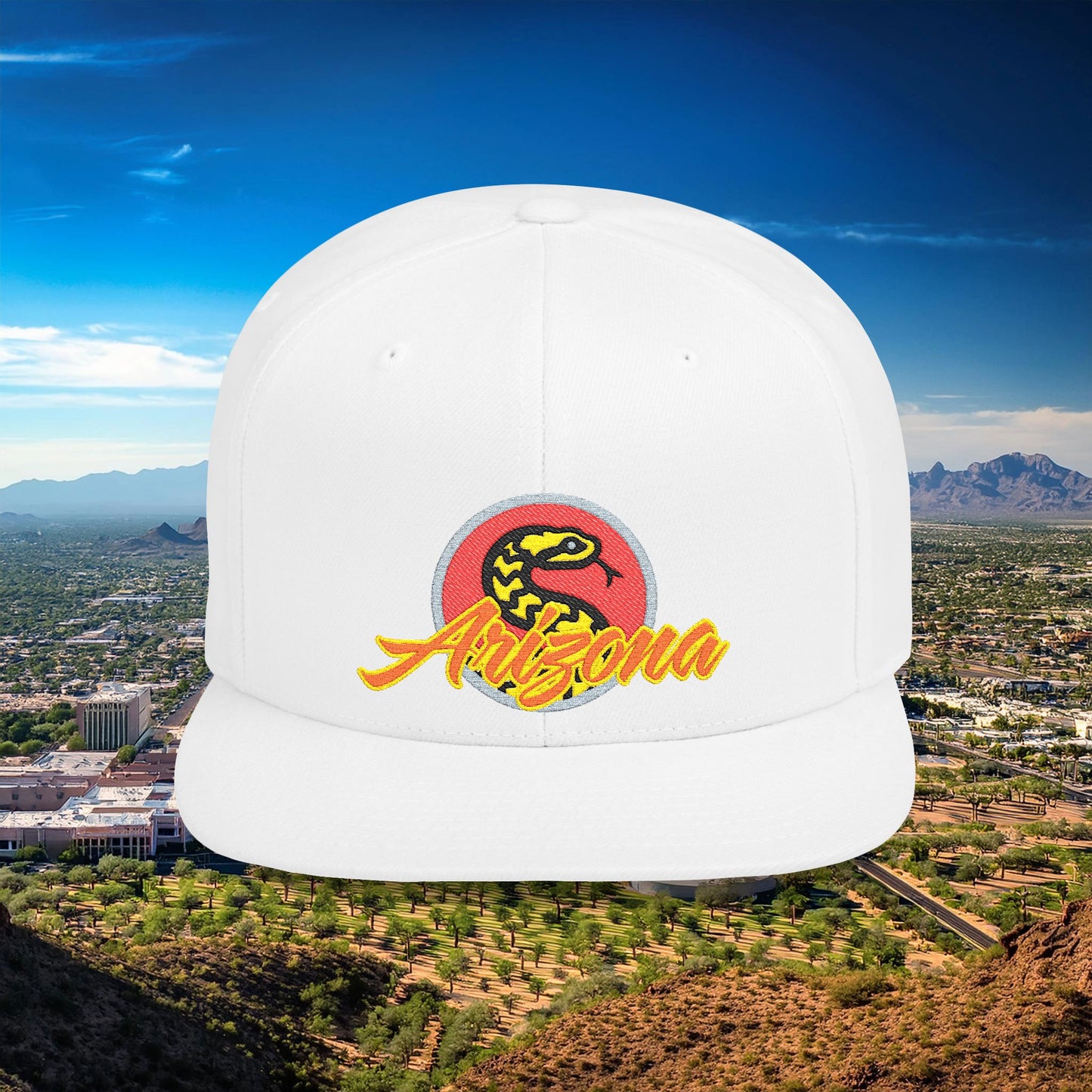 Arizona Baseball Flat Bill Snapback