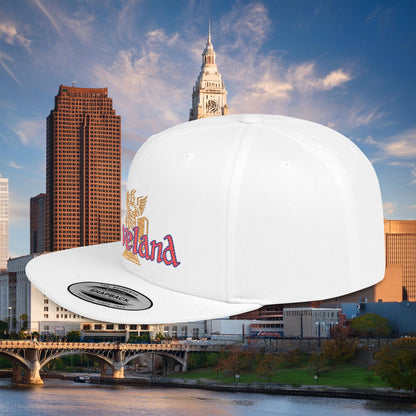 Cleveland Baseball Logo Flat Bill Snapback