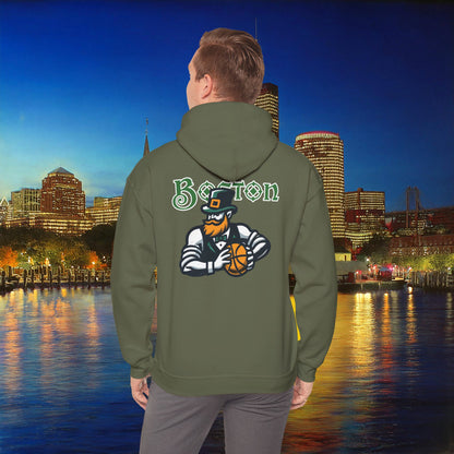 Boston Basketball Design Hoodie