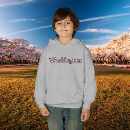 Washington Cherry Blossom Design Youth Hoodie