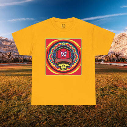 Psychedelic Funky W Skull Tee