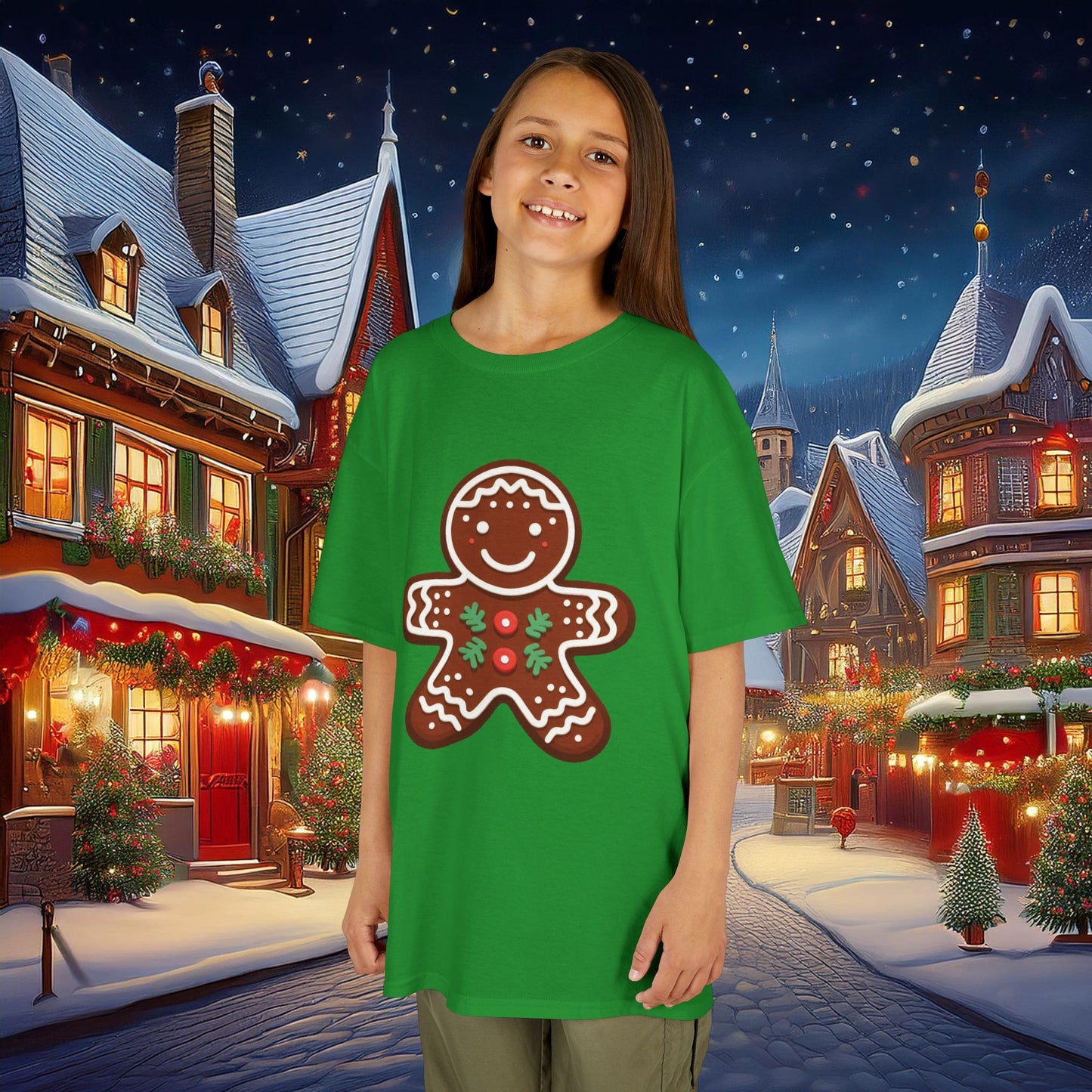 Gingerbread Man Kids Tee