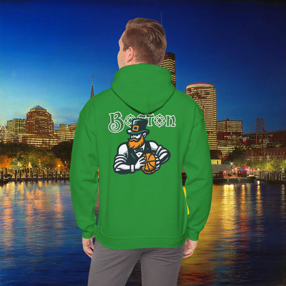 Boston Basketball Design Hoodie