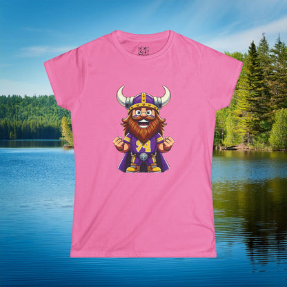 Minnesota Football Fan Women's Softstyle Tee