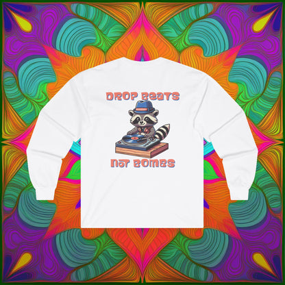 The "Beats Not Bombs" Peace Long Sleeve Tee