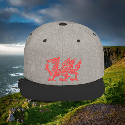 The Welsh Dragon Flat Bill Snapback