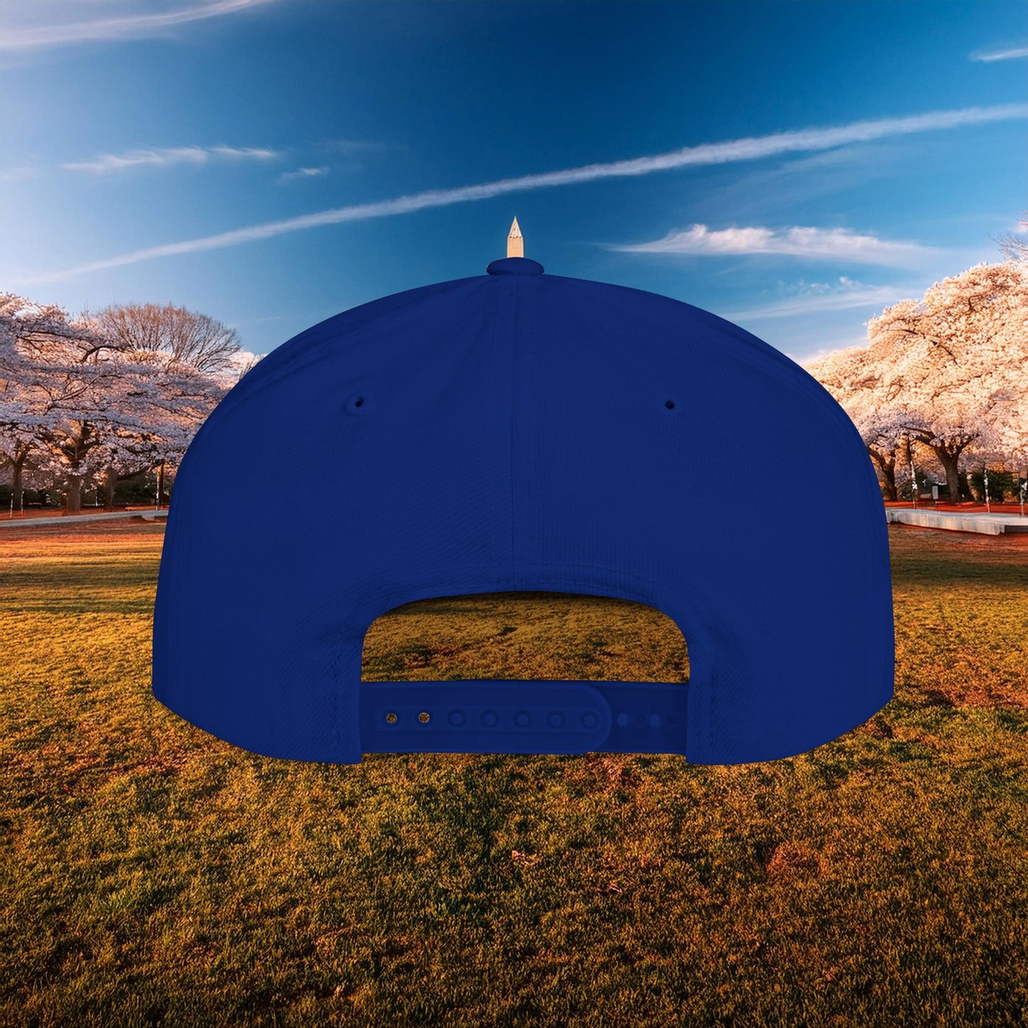 Washington Cherry Blossom Flat Bill Snapback