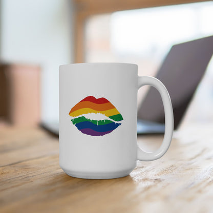 Rainbow Kiss Mugs (11oz/15oz)