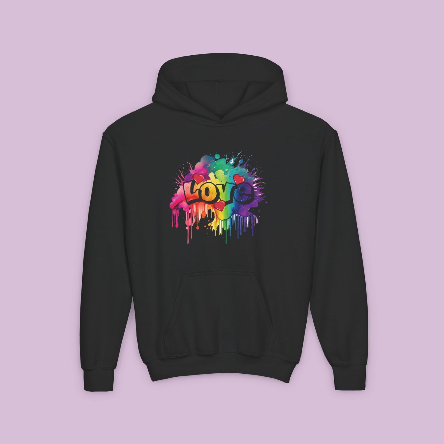 Love Color Bomb Youth Hoodie
