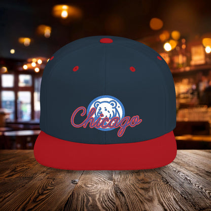Chicago Bear Cub Baseball Flat Bill Snapback
