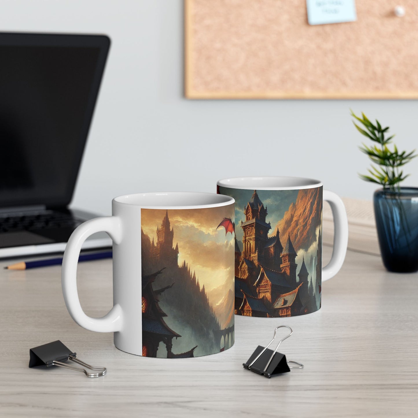 Dragon Flight Ceramic Mugs (11oz\15oz)