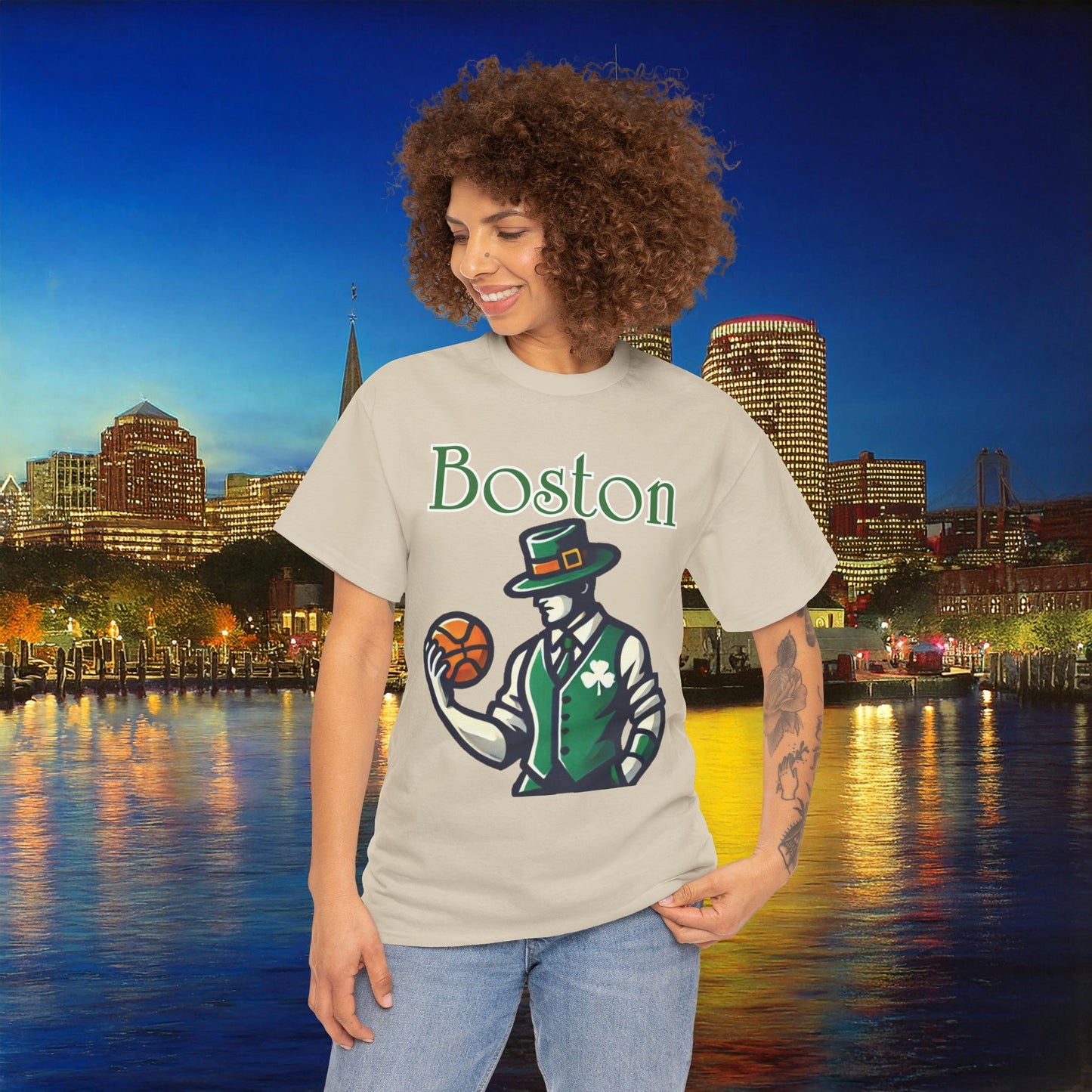 Boston Basketball Tee