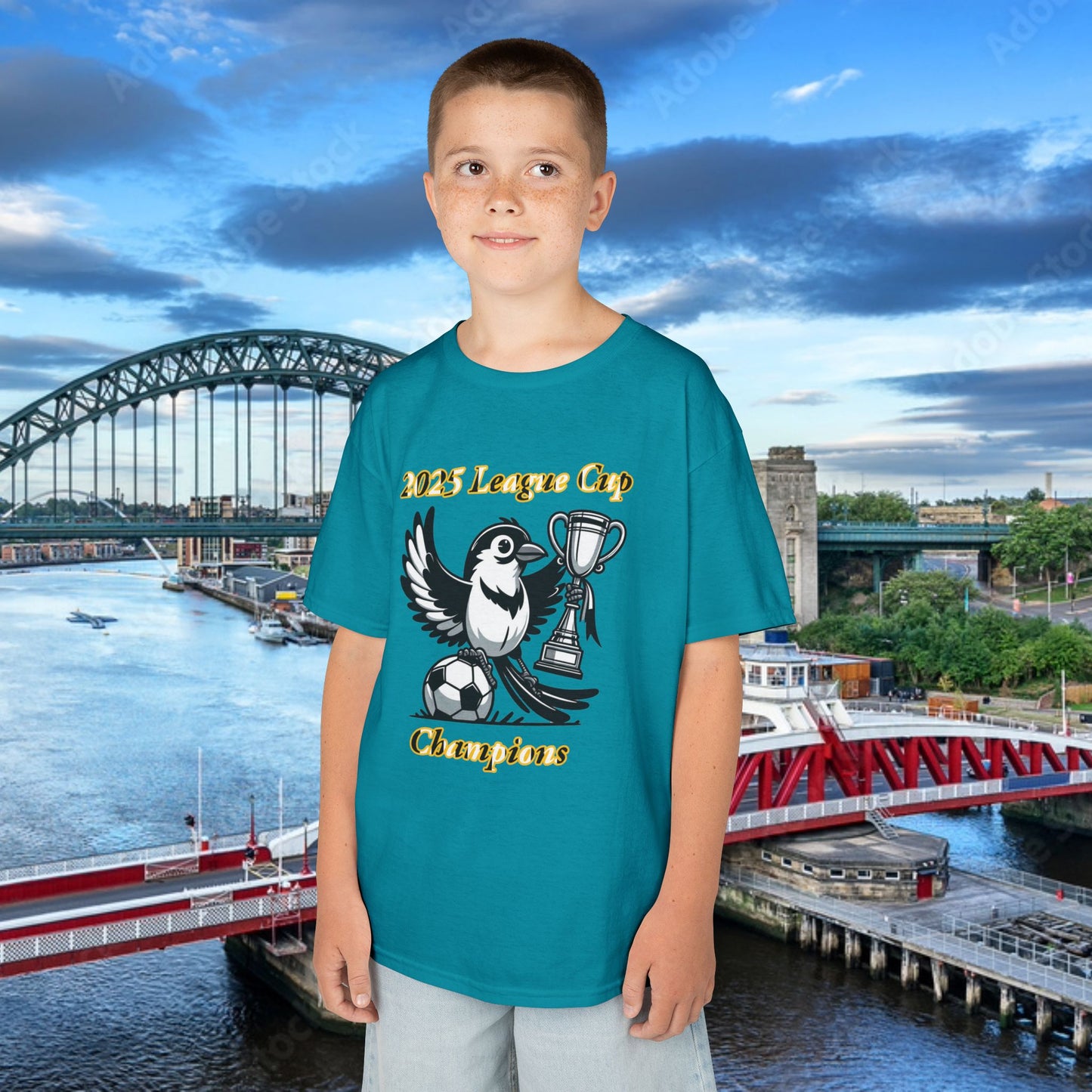 Kids League Cup Champions Tee
