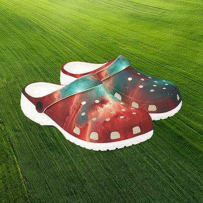 Liverpool Red Galaxy Foam Clogs