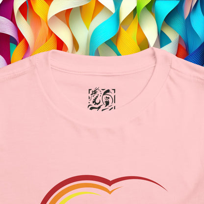 Rainbow Heart Toddler Tee