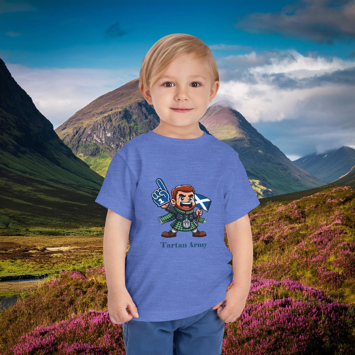 Scotland Tartan Army Toddler Tee