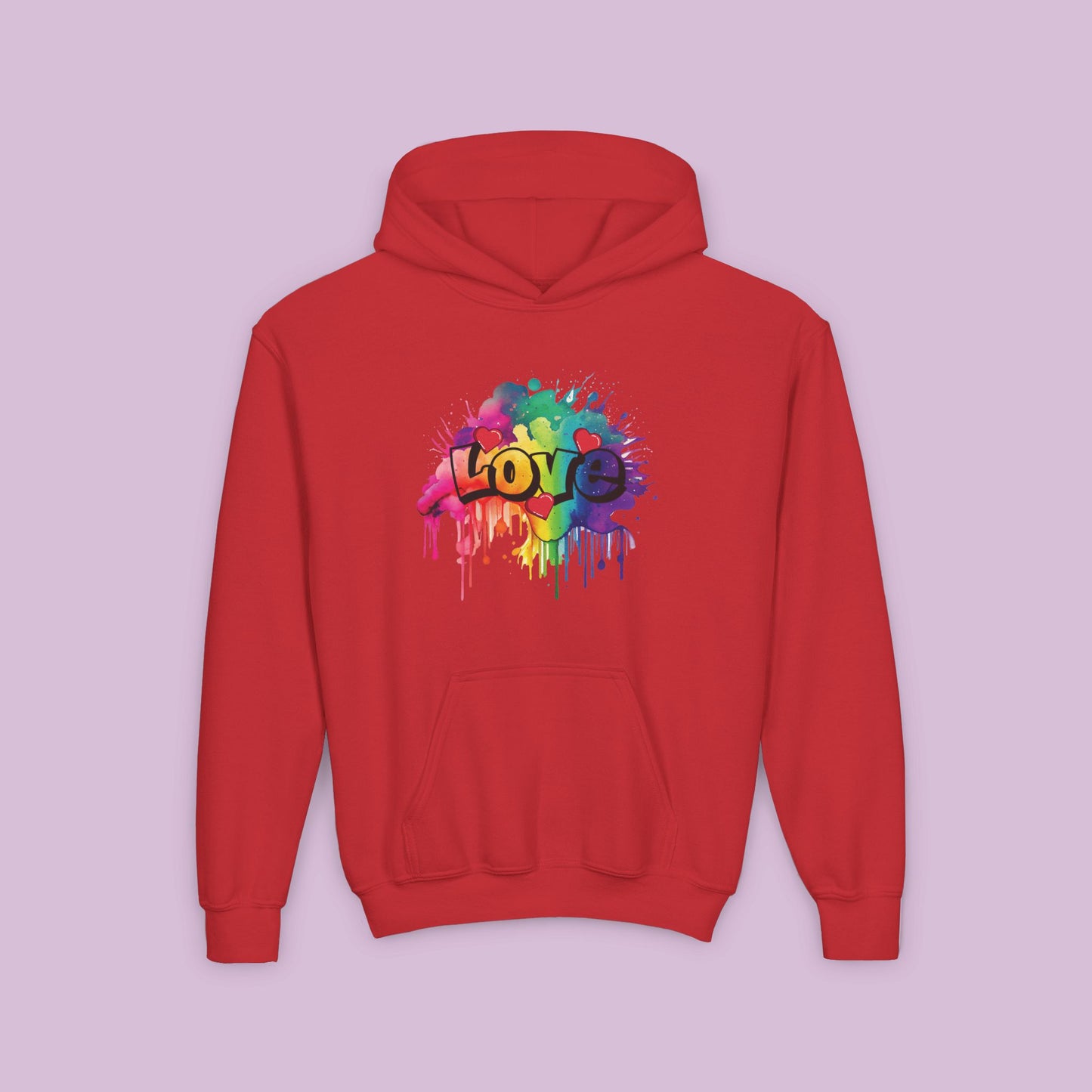 Love Color Bomb Youth Hoodie