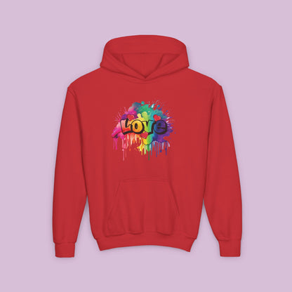 Love Color Bomb Youth Hoodie