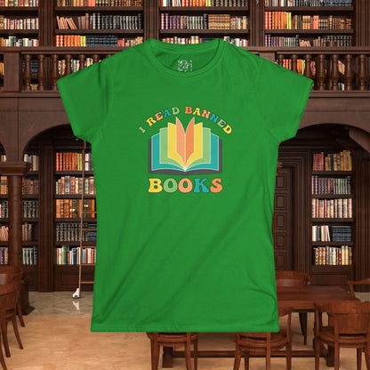 I Read Banned Books Women's Softstyle Tee