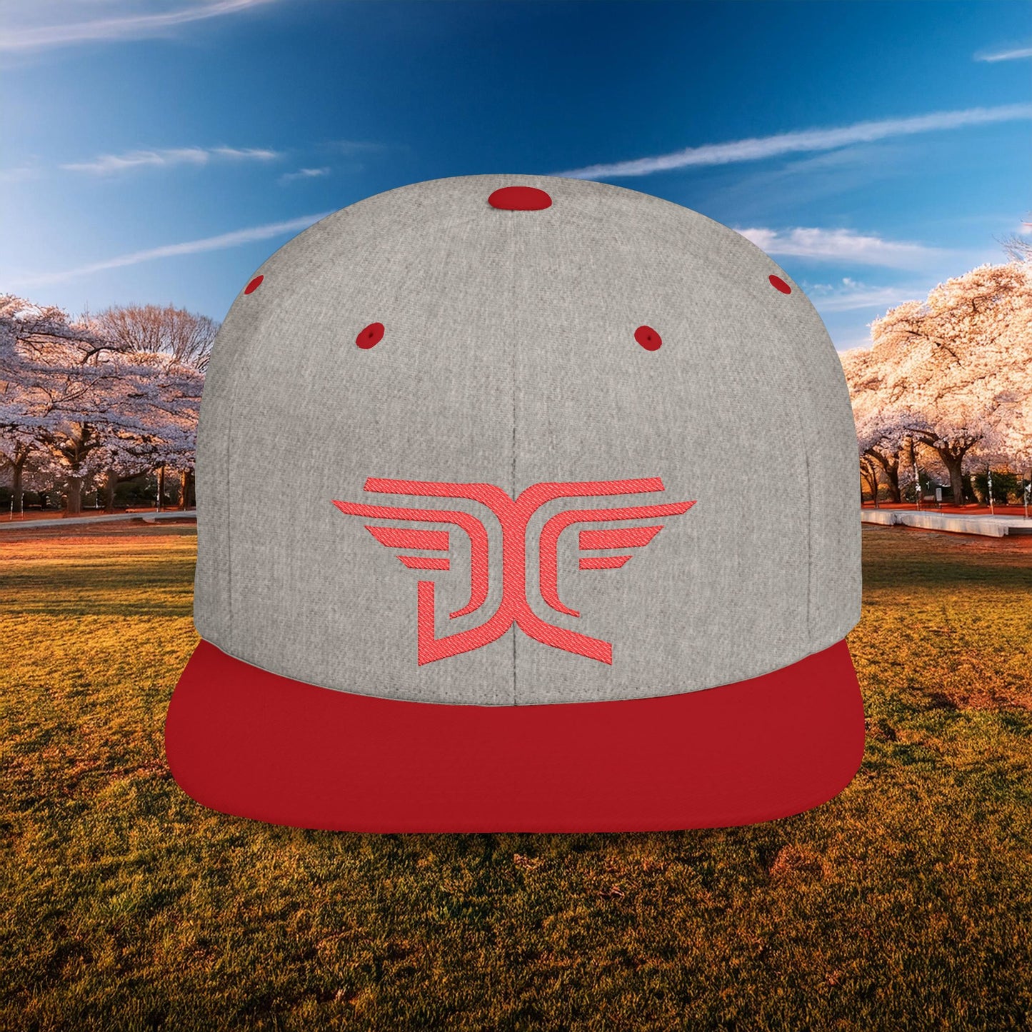 Winged DC Flat Bill Snapback