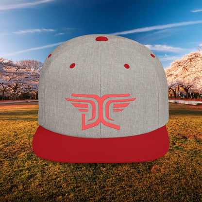 Winged DC Flat Bill Snapback