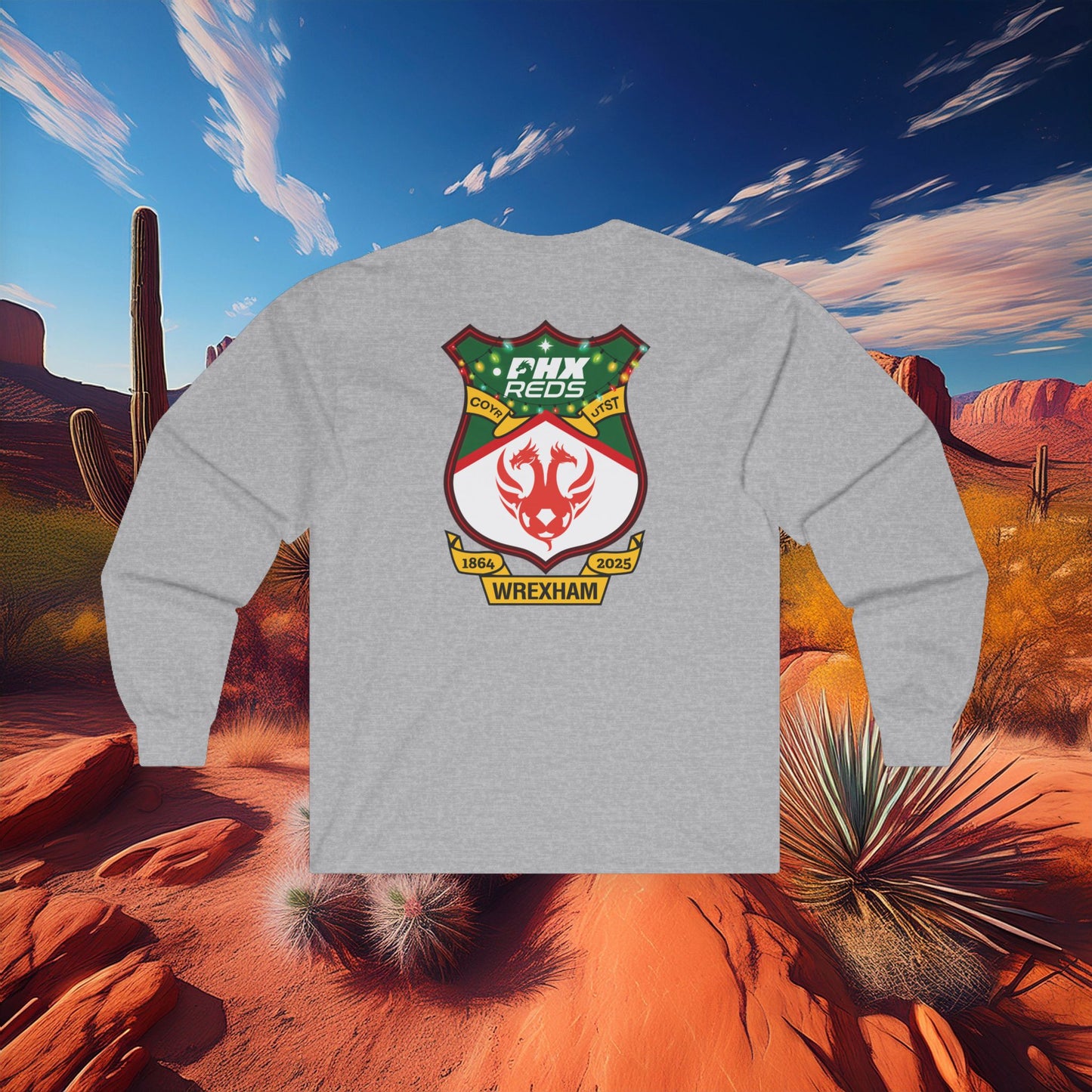 PHX Reds "Merry Wrexmas" Long Sleeve Tee