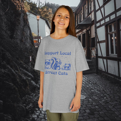 Support Local Street Cats Kids Tee