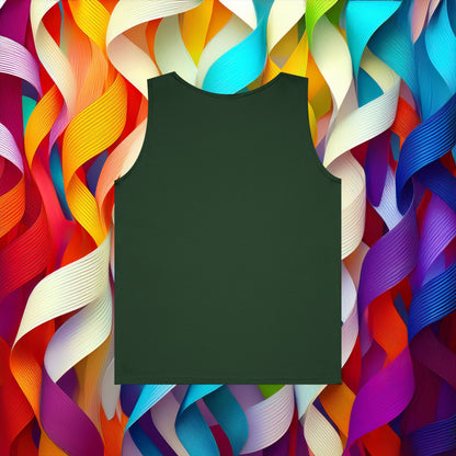 Rainbow Heart Unisex Tank Top