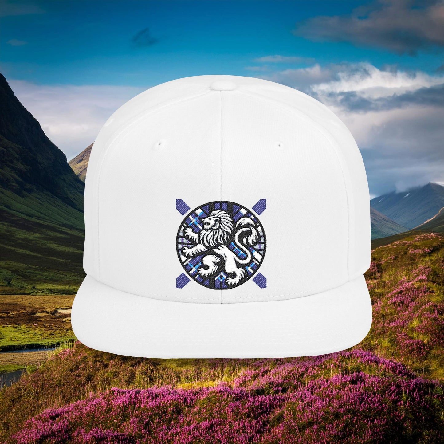 Scotland Rampant Lion Flat Bill Snapback