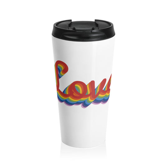 Rainbow Love Travel Mug