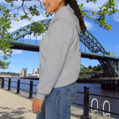 Newcastle United Howay The Lasses B&W (Twin Mags) Hoodie