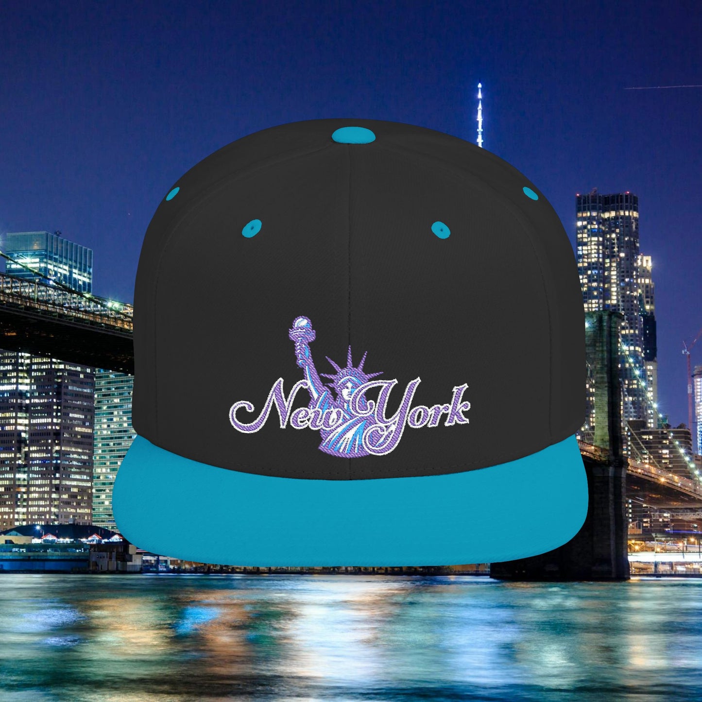 New York Statue of Liberty Flat Bill Snapback