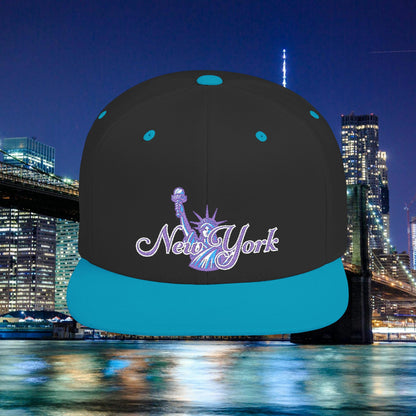 New York Statue of Liberty Flat Bill Snapback