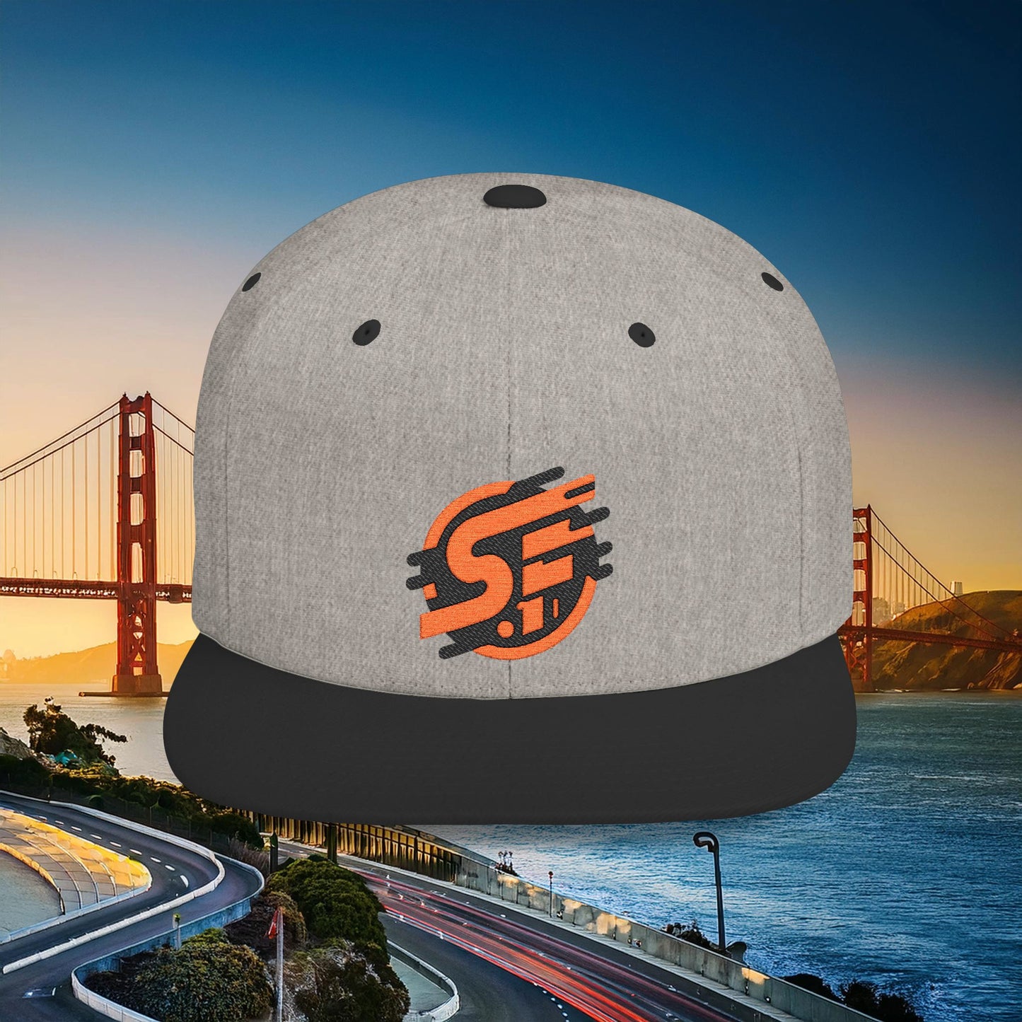 San Francisco SF Flat Bill Snapback