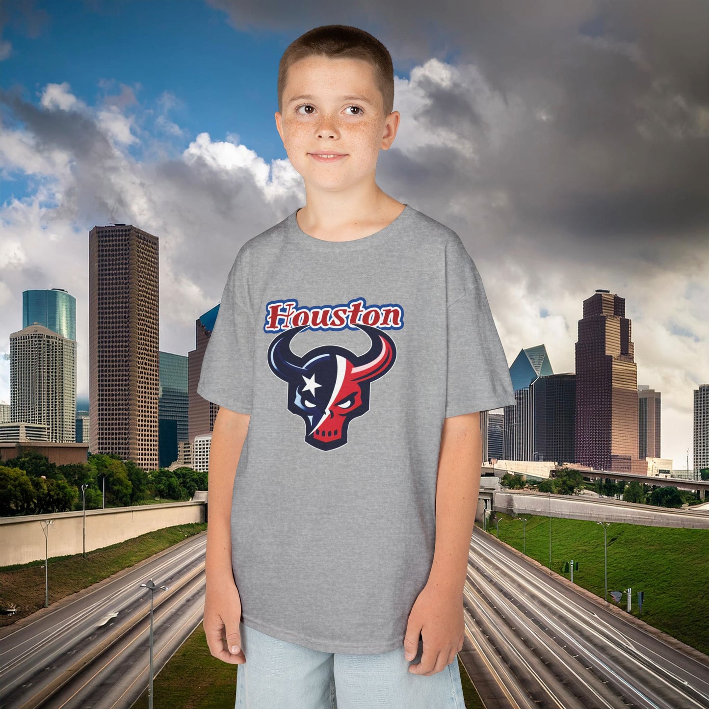 Houston Skull Kids Tee