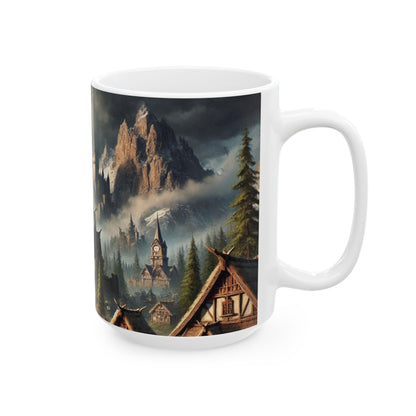 Mountain Village Mist Ceramic Mugs (11oz\15oz)