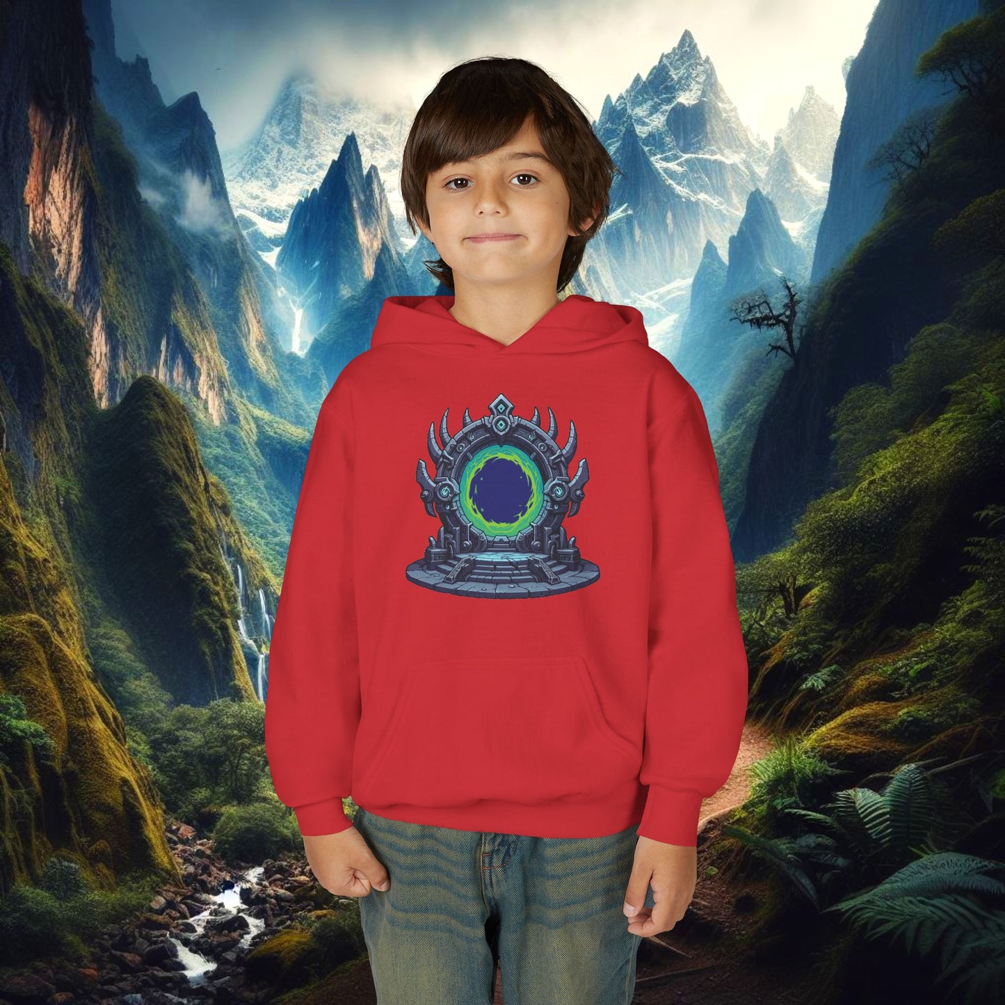 Dark Portal Youth Hoodie