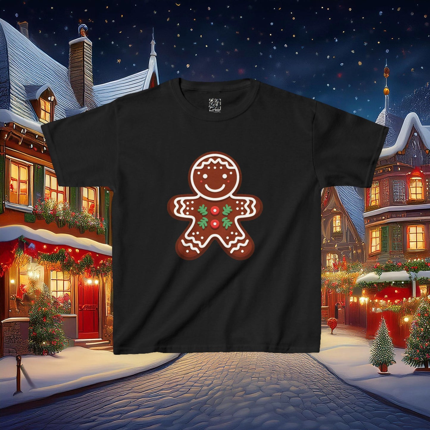 Gingerbread Man Kids Tee