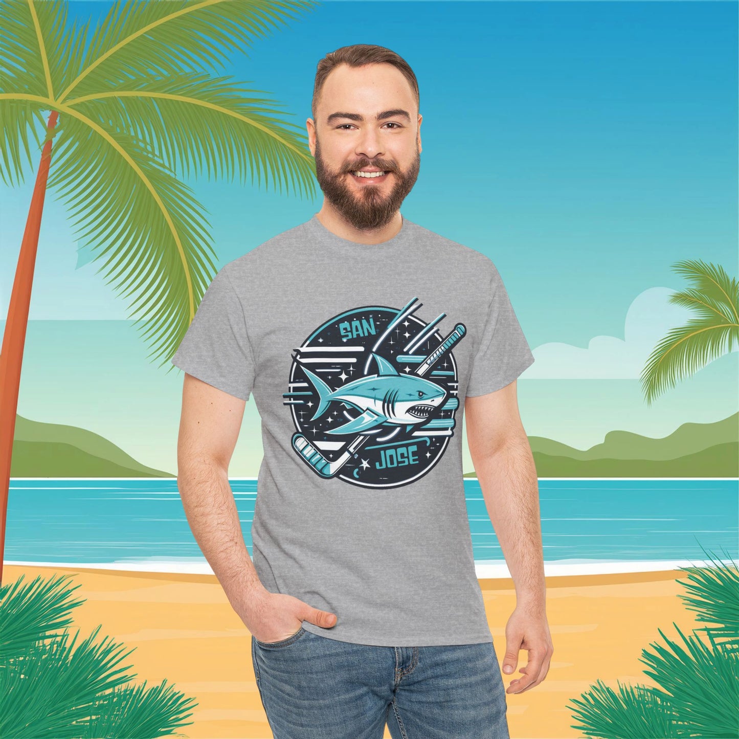 San Jose Hockey Logo Tee